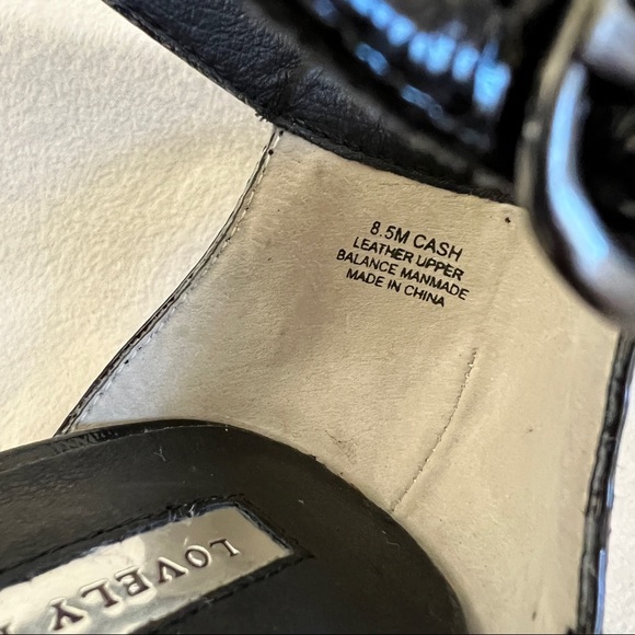 NWOB Lovely People Leather Platform PeepToe Stilettos - Picture 16 of 16